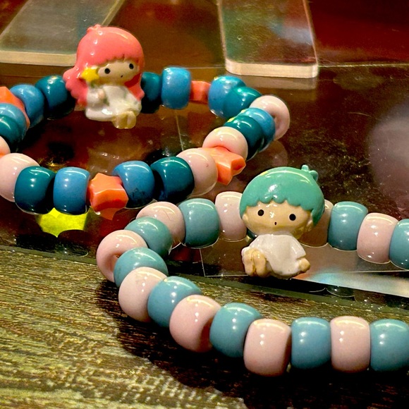 Little Twin Star beaded bracelet set - Picture 5 of 6